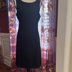 Banana Republic Classic Wool Blend Black Dress